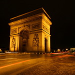 Lightning at Arc de Triomphe F