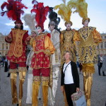 Nancy with the tall poeple of the Nocturnes @ Versailles