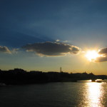 Nancy’s Birthday Cruise Sunset on the Seine