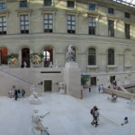 Statue gallery at Louvre